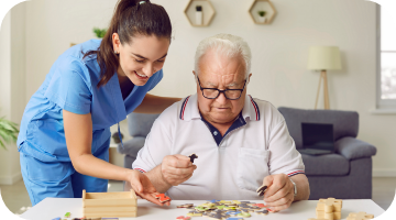 Person with Support Working